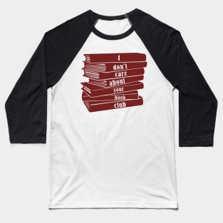 Book Club Baseball T-Shirt